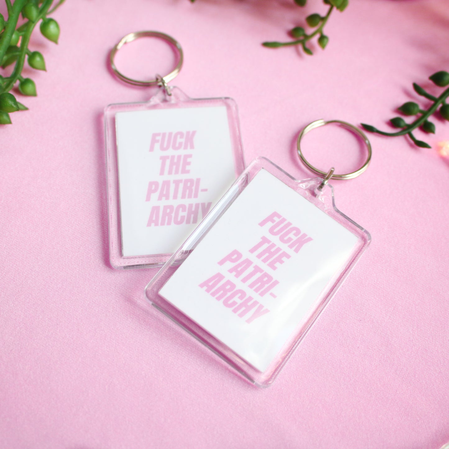 Fuck The Patriarchy Acrylic Keyring