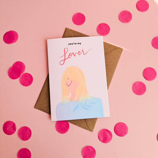 You're My Lover Taylor Swift Card