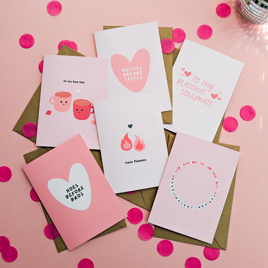 Galentine's Day Greetings Card Pack