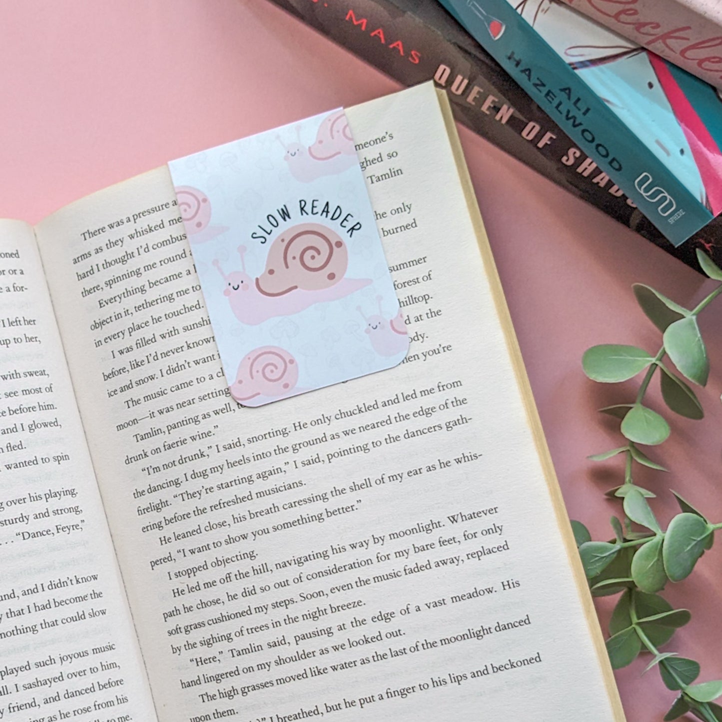 Slow Reader Magnetic Bookmark