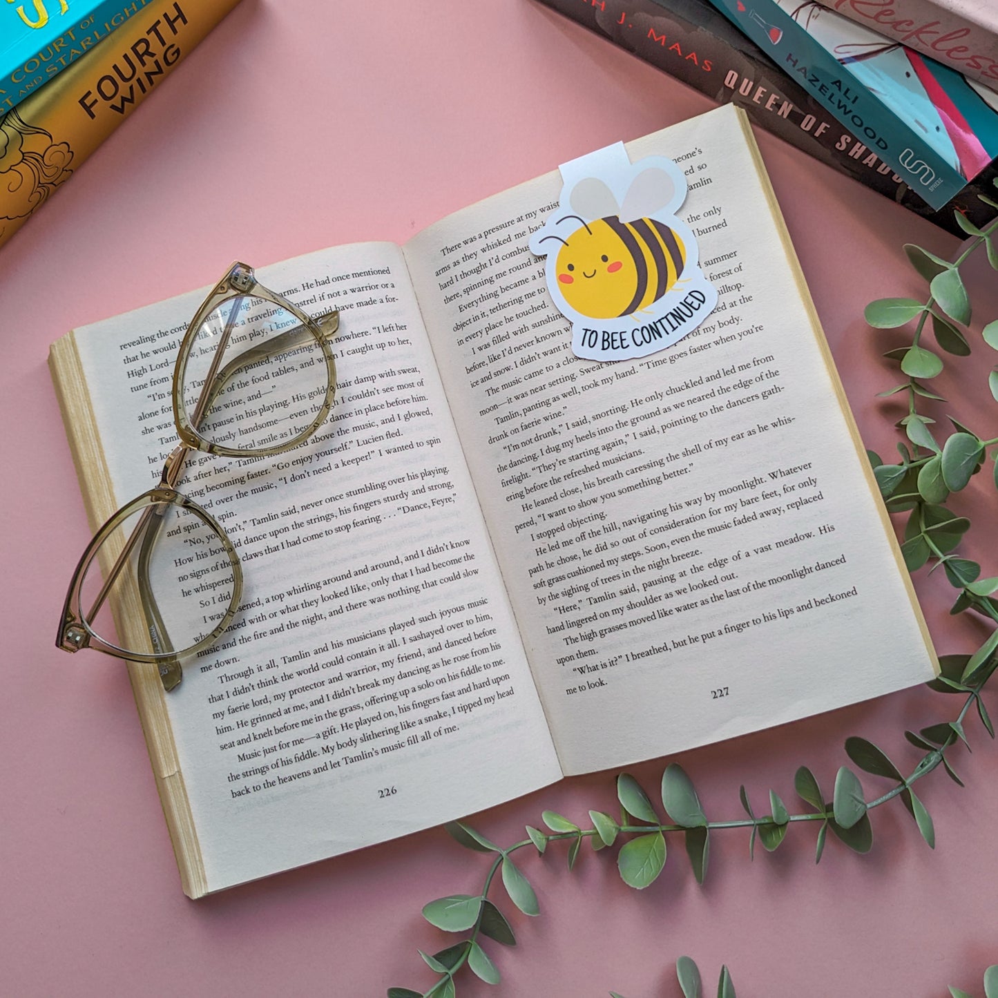 To Bee Continued Die-Cut Magnetic Bookmark