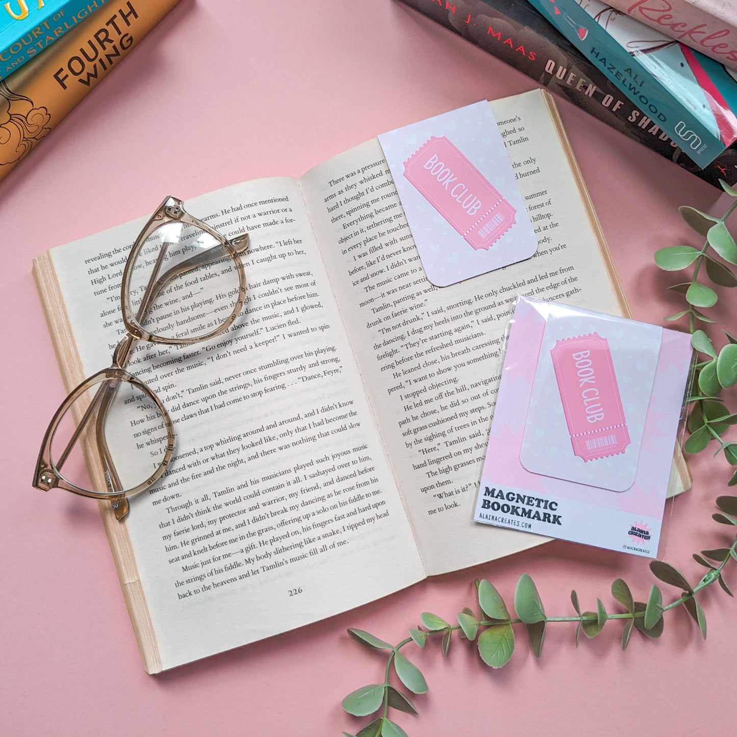 Book Club Magnetic Bookmark