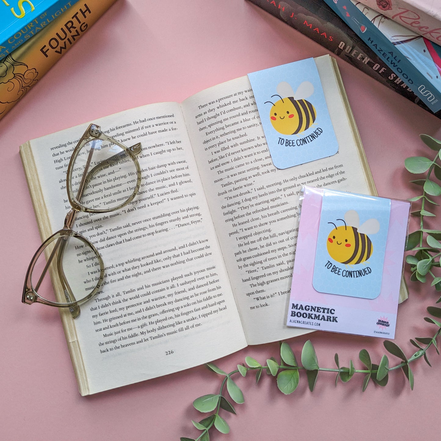 To Bee Continued Magnetic Bookmark