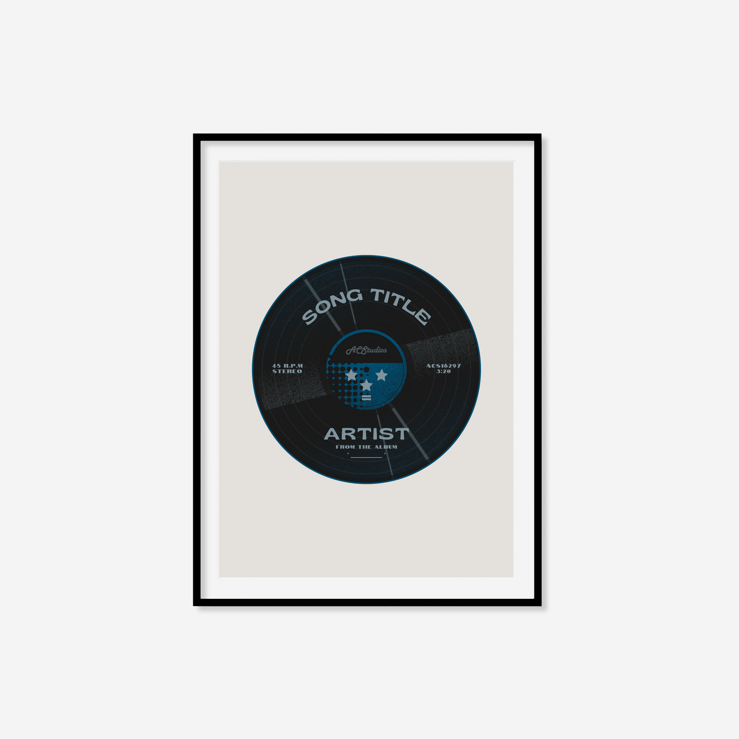 Personalised Vinyl Record Print