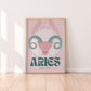 Aries Zodiac Print