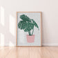 Monstera Print