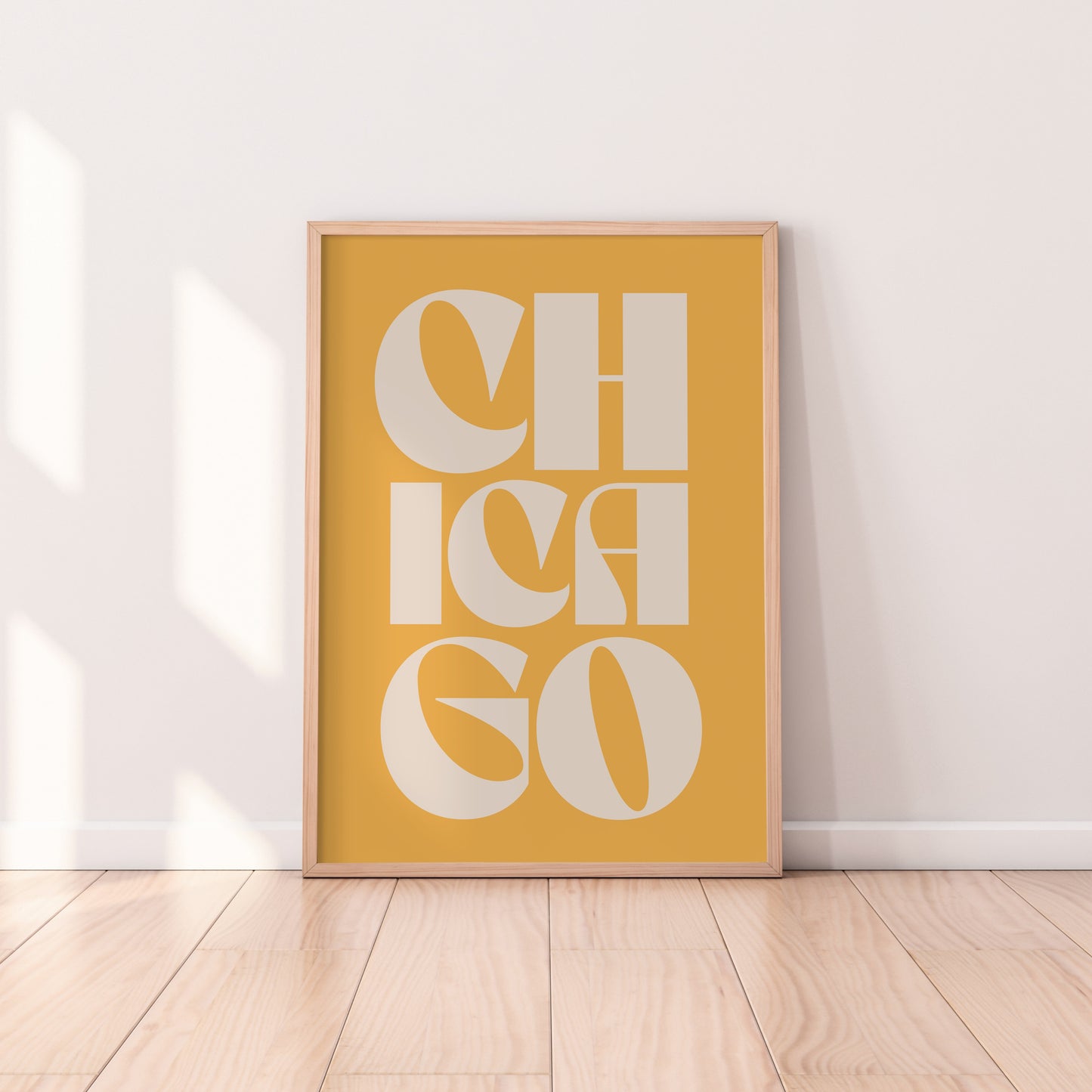 Chicago Typography Statement Print