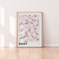 Daisy April Birth Flower Print