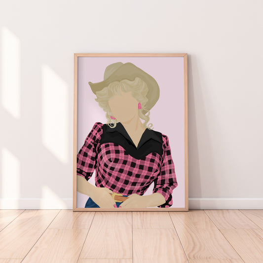 Dolly Parton Illustration Print