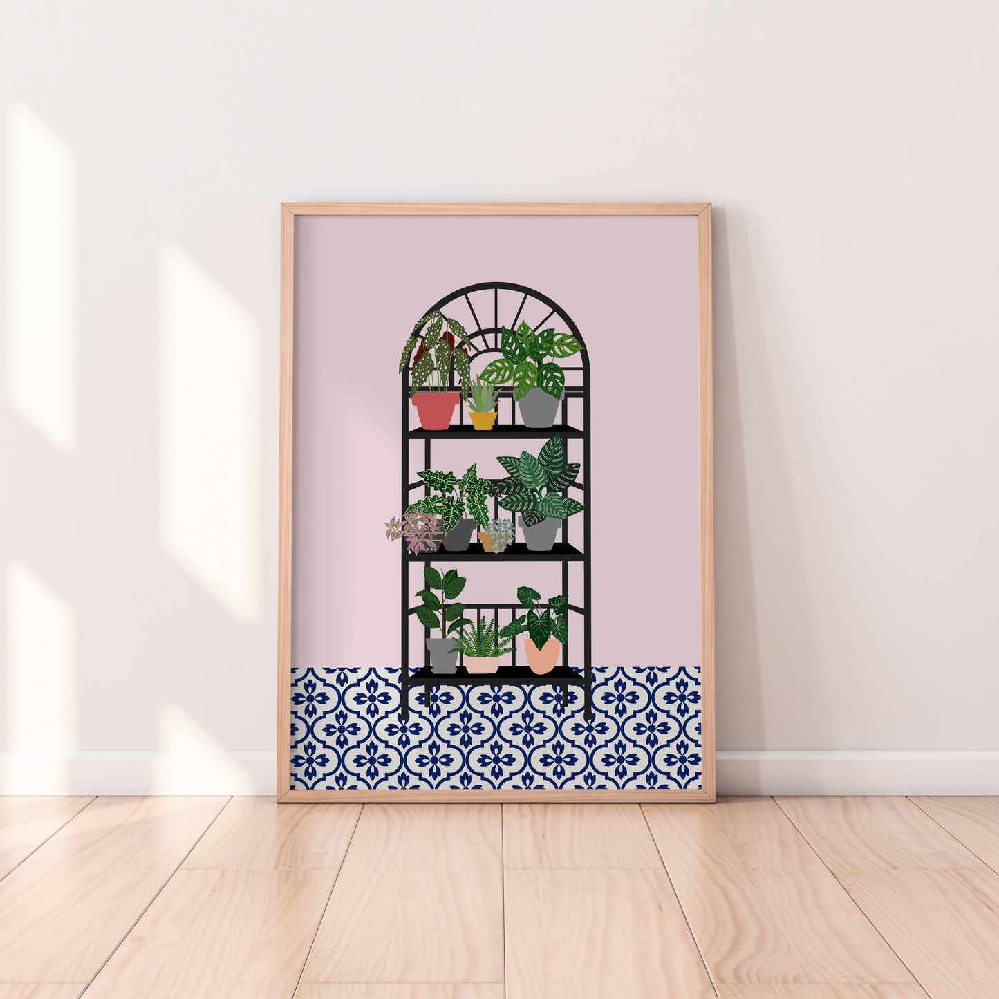 Eclectic Plant Shelf Print