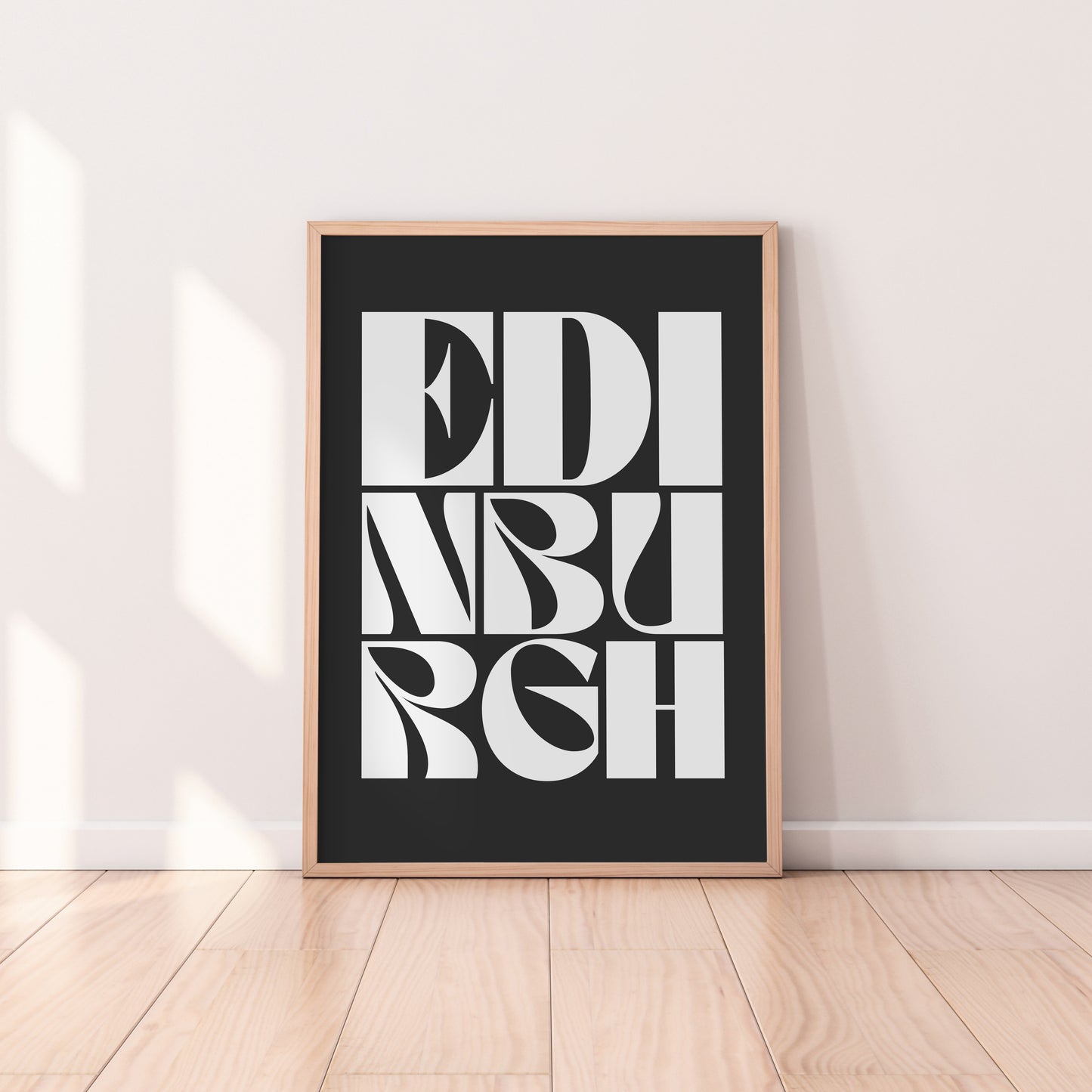 Edinburgh Typography Statement Print