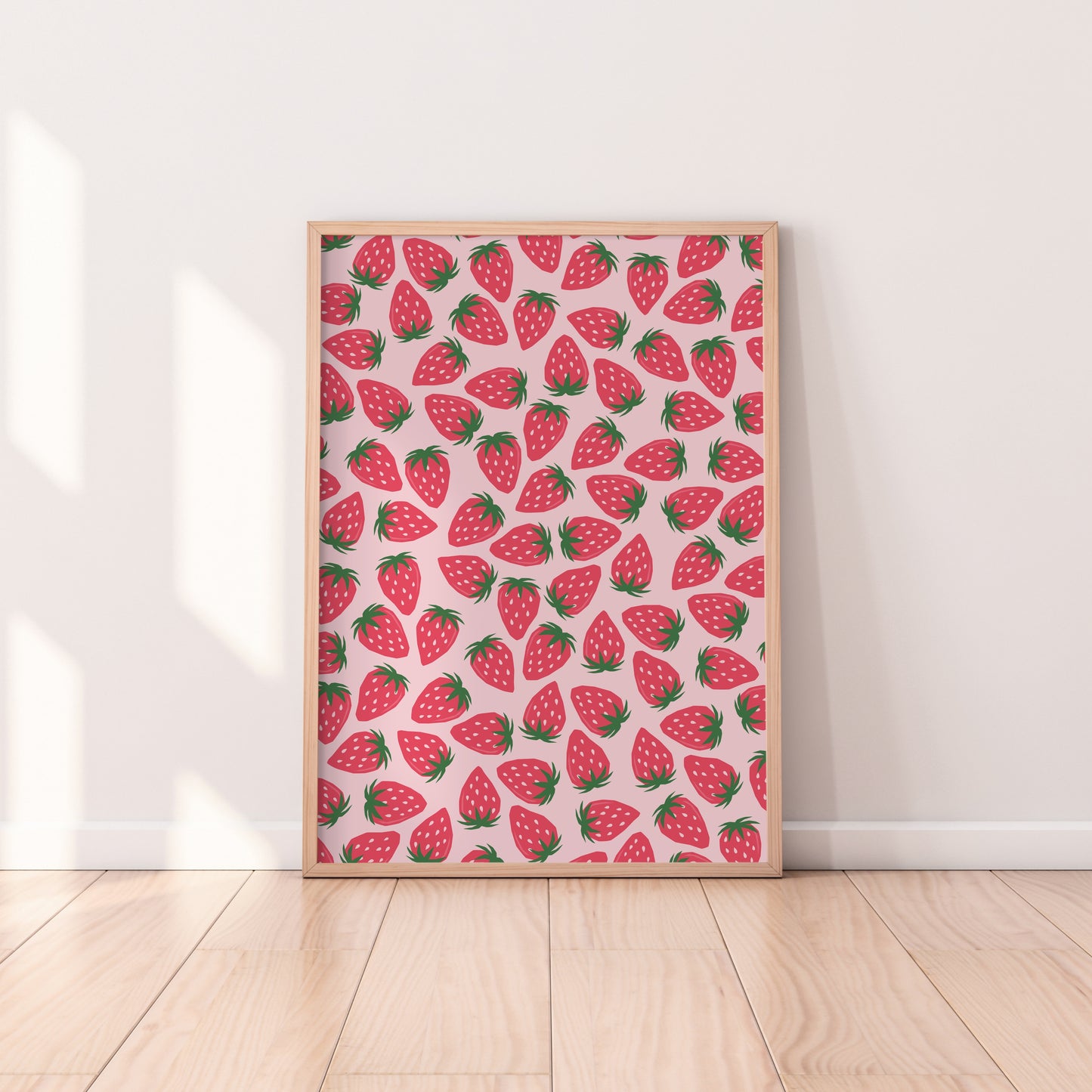 Strawberry Pattern Print