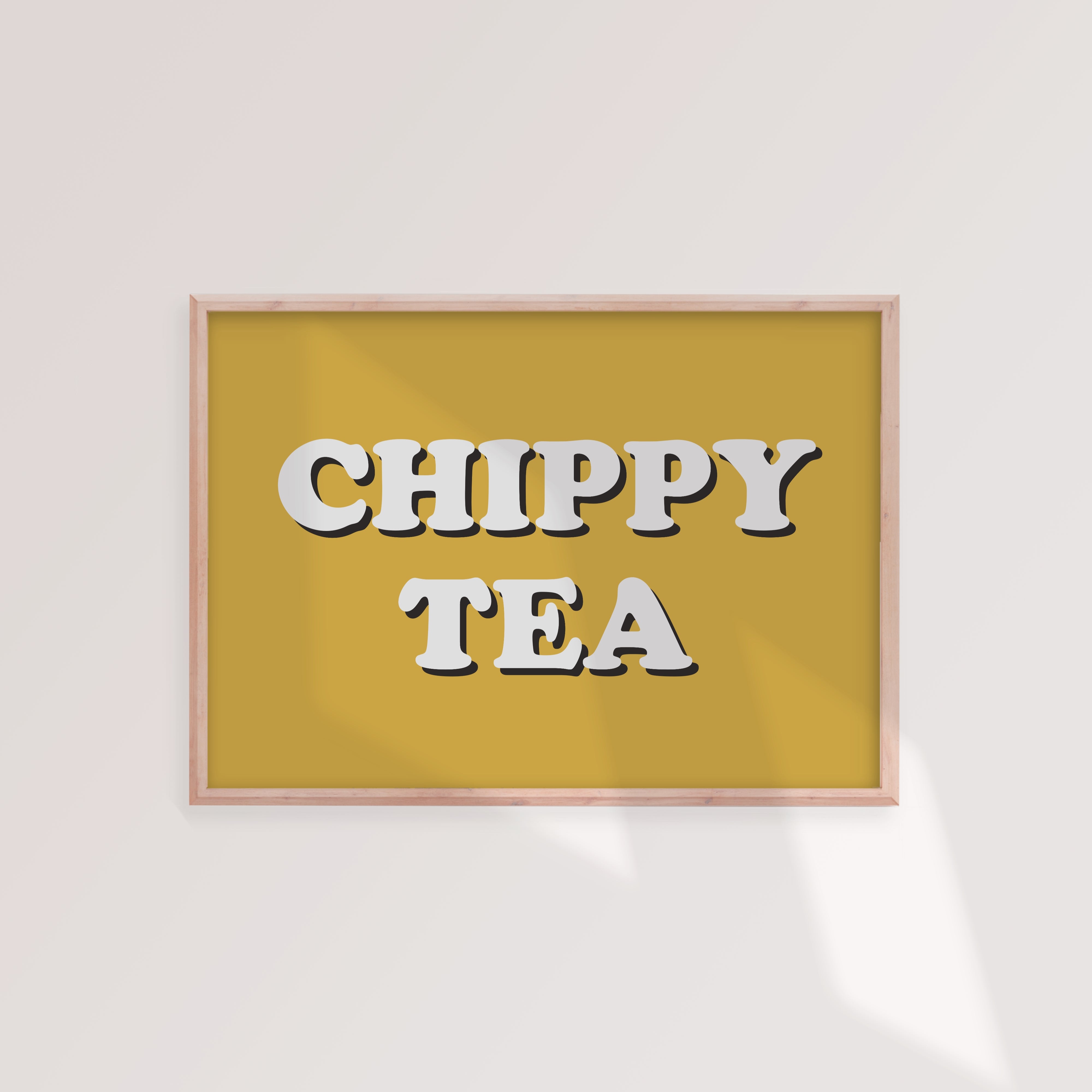Chippy Tea Print – alainacreates