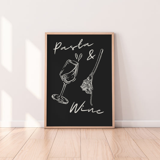 Pasta & Wine Print