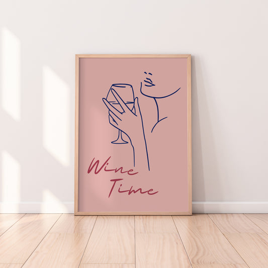 Wine Time Print