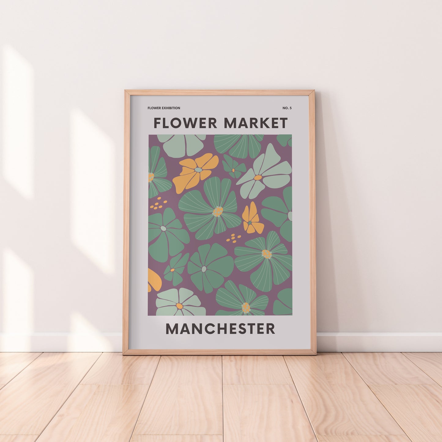 Manchester Flower Market Print