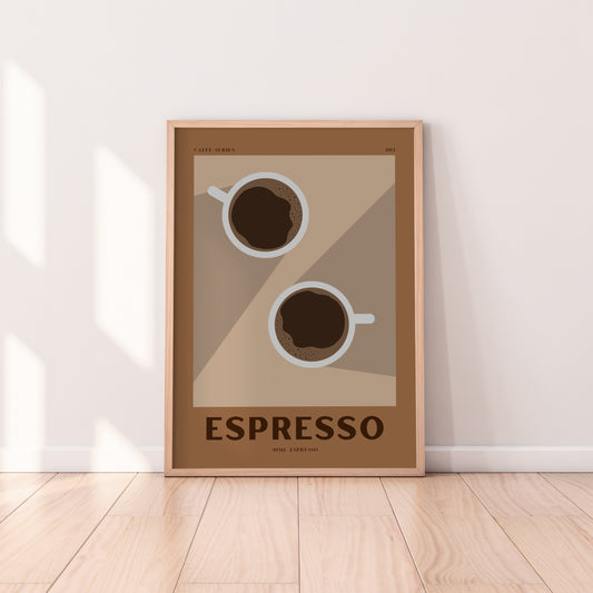 Retro Espresso Caffè Series Print