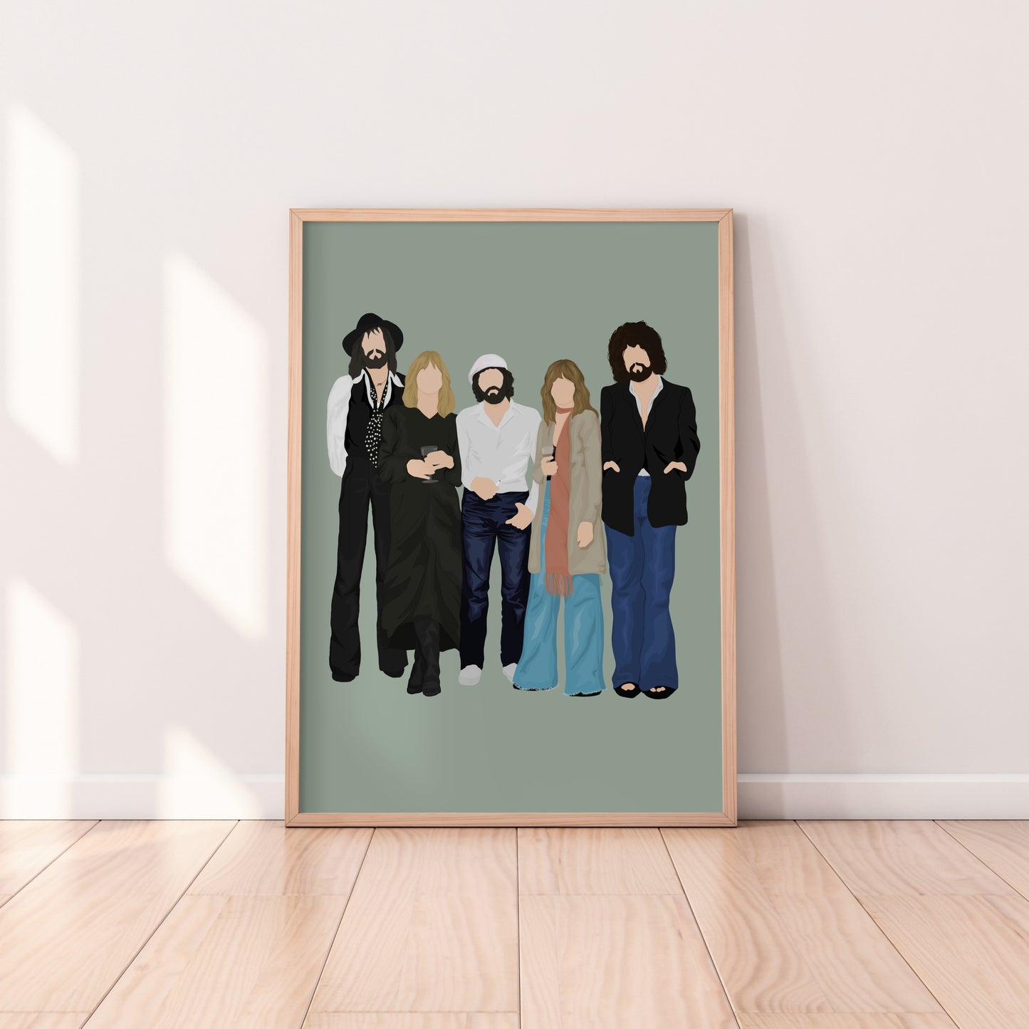 Fleetwood Mac Illustrated Print