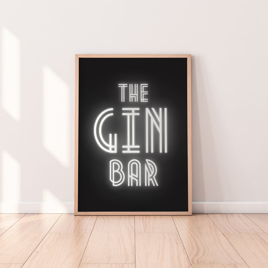 The Gin Bar Print