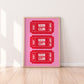 Book Club Tickets Print