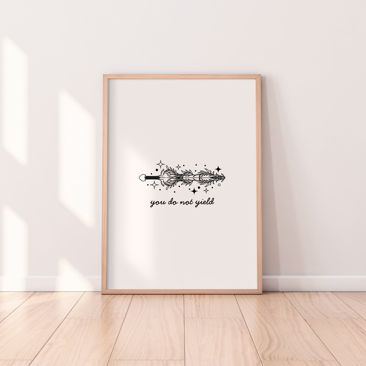 You Do Not Yield Print