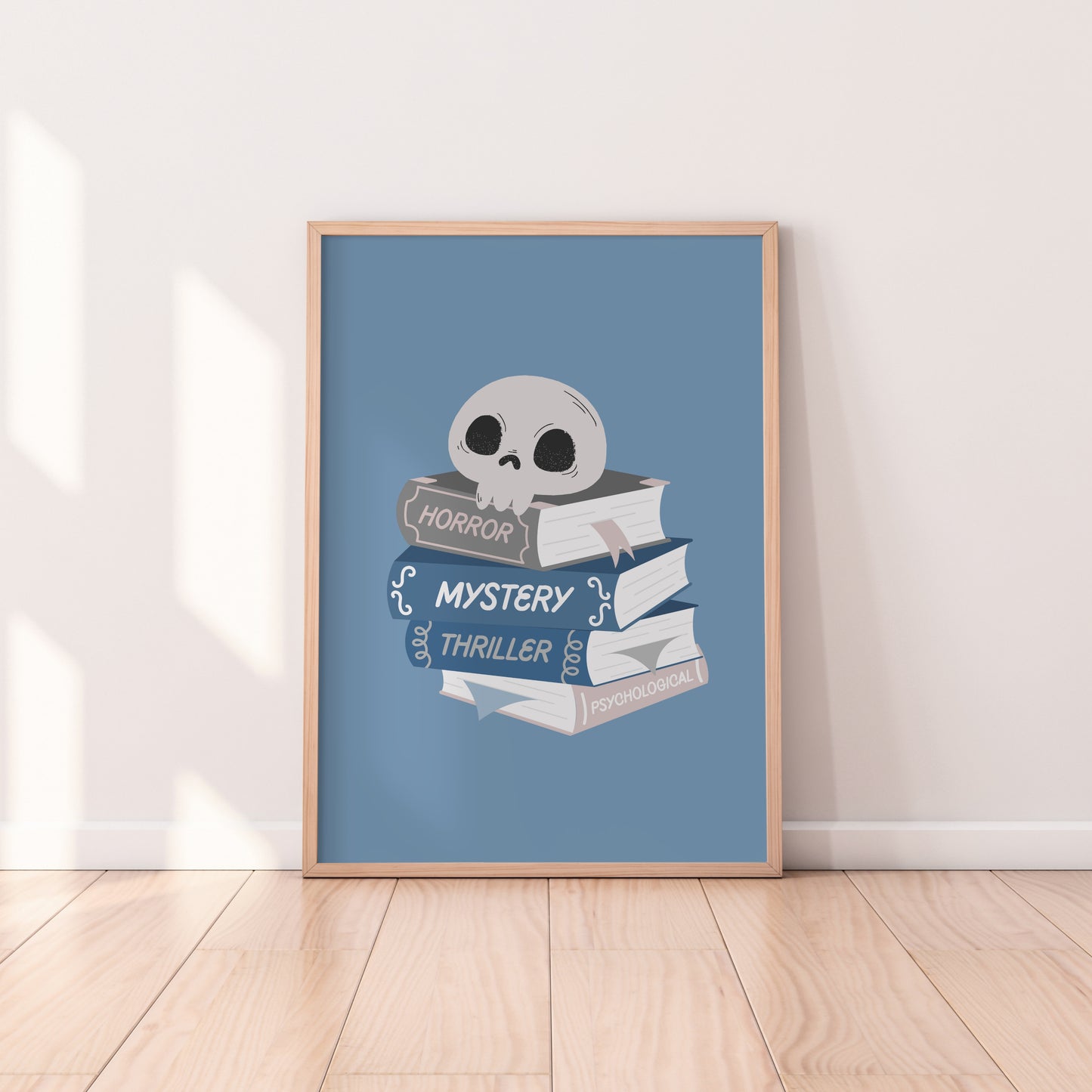 Crime Book Stack Print