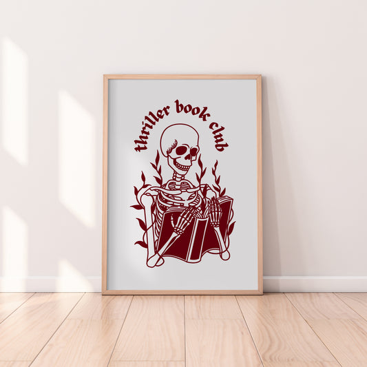 Thriller Book Club Print