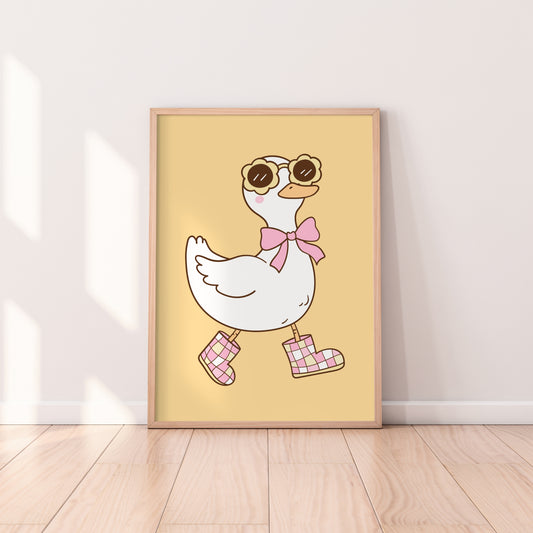 Groovy Goose Print