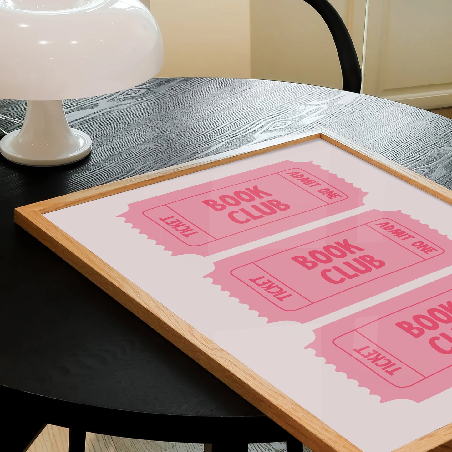 Book Club Tickets Print