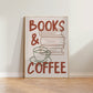 Books & Coffee Print