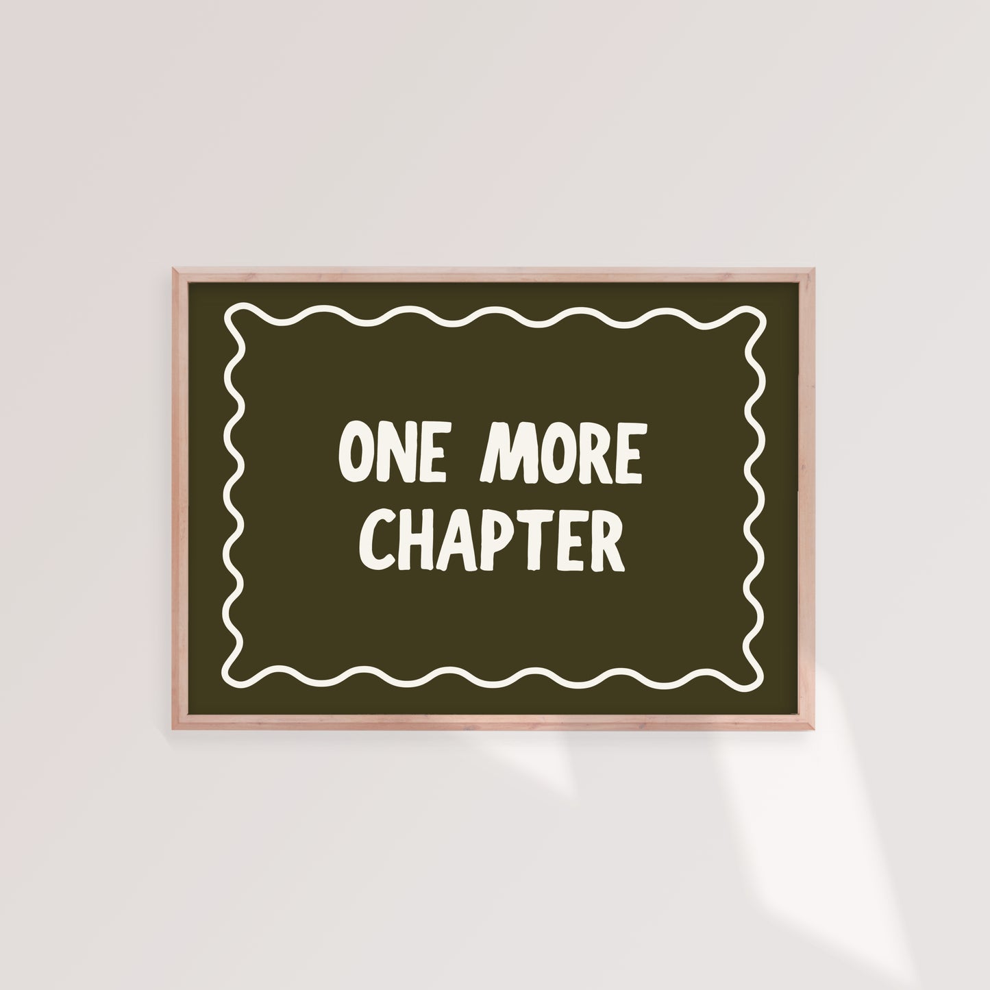One More Chapter Print