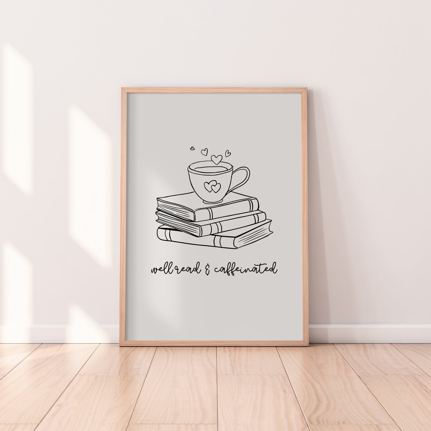 Well Read & Caffeinated Print