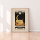 Karma Is A Cat Tarot Card Print