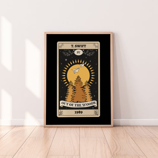 Out Of The Woods Tarot Card Print