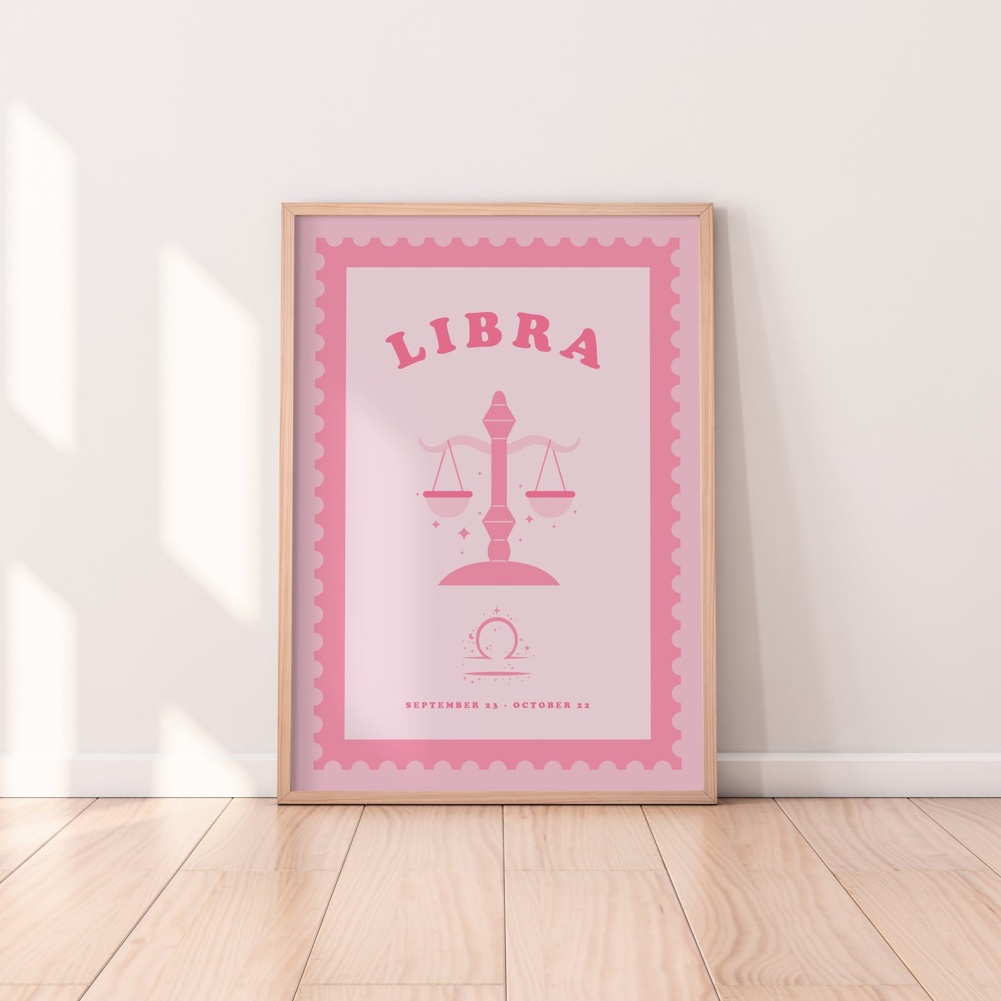 Cute Children's Libra Zodiac Print