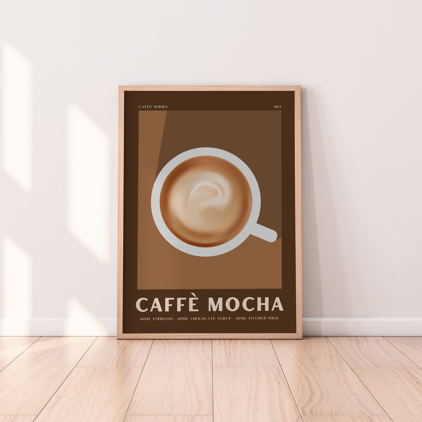 Retro Caffè Mocha Caffè Series Print