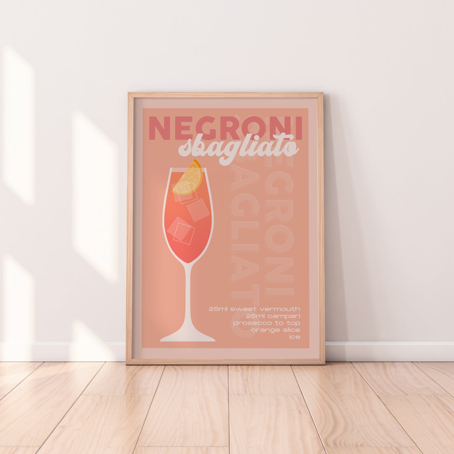 Negroni Sbagliato Print