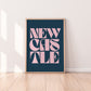 Newcastle Typography Statement Print