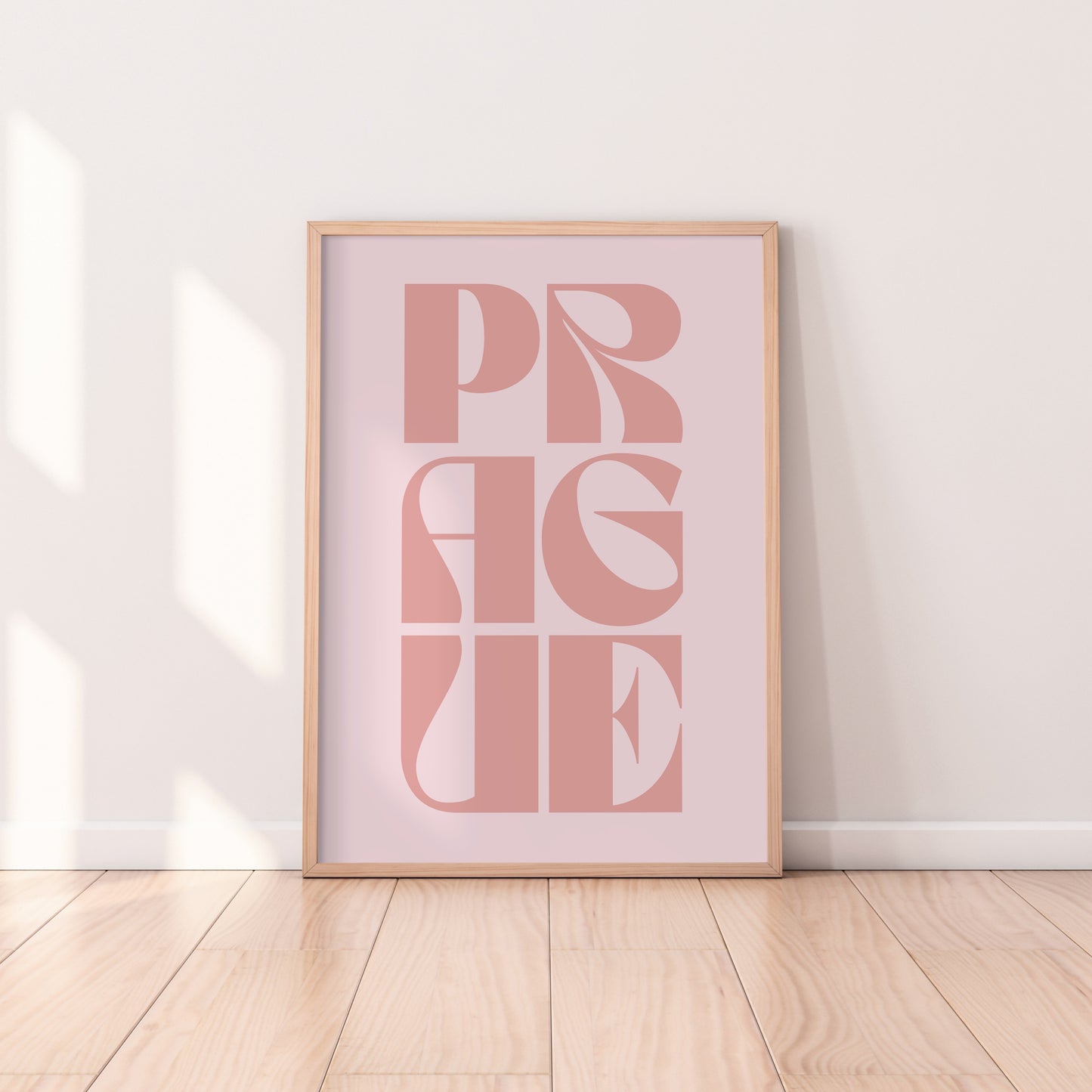 Prague Typography Statement Print