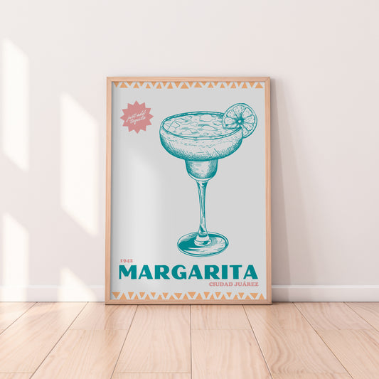 Retro Margarita Print