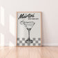 Retro Martini Print