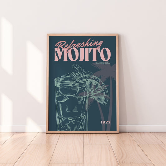 Retro Mojito Print