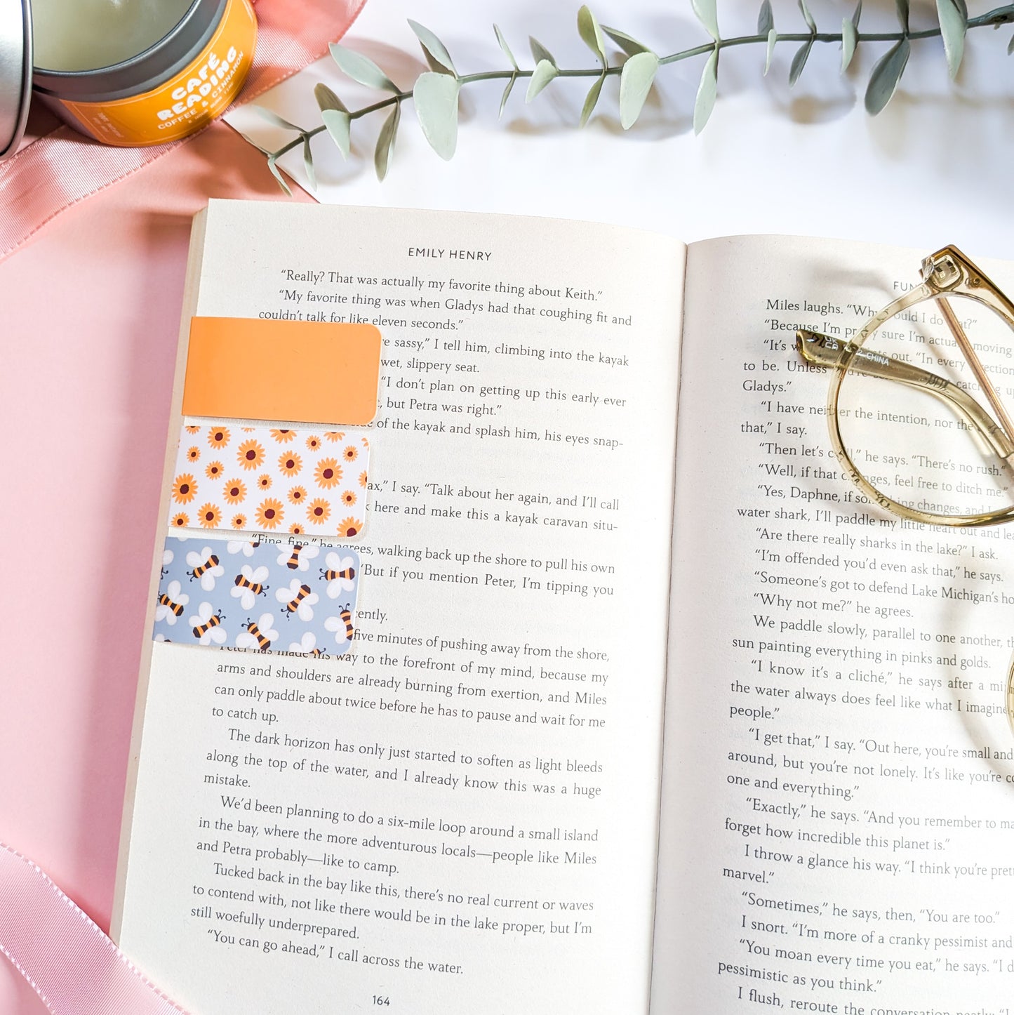 Summery Magnetic Page Markers