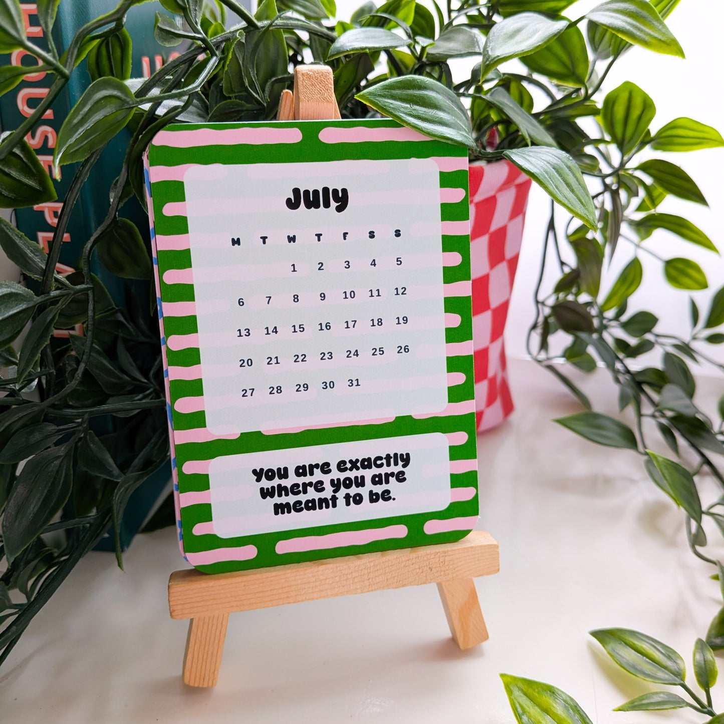 Mini Affirmation 2026 Desk Calendar