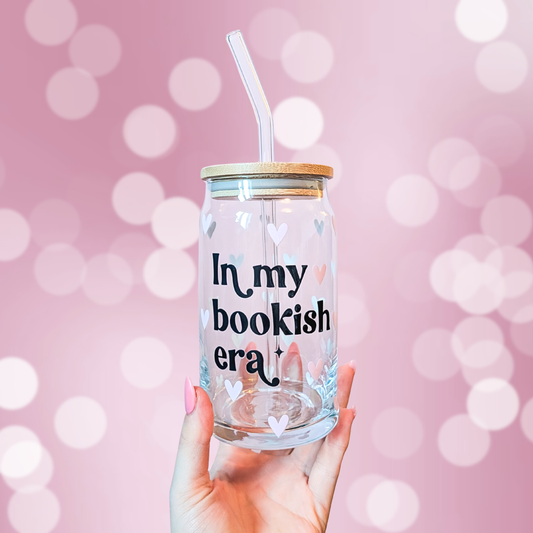 In My Bookish Era Glass Can Cup