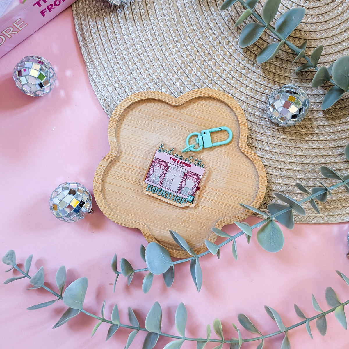 Find Me At The Bookshop 2.0 Acrylic Keychain