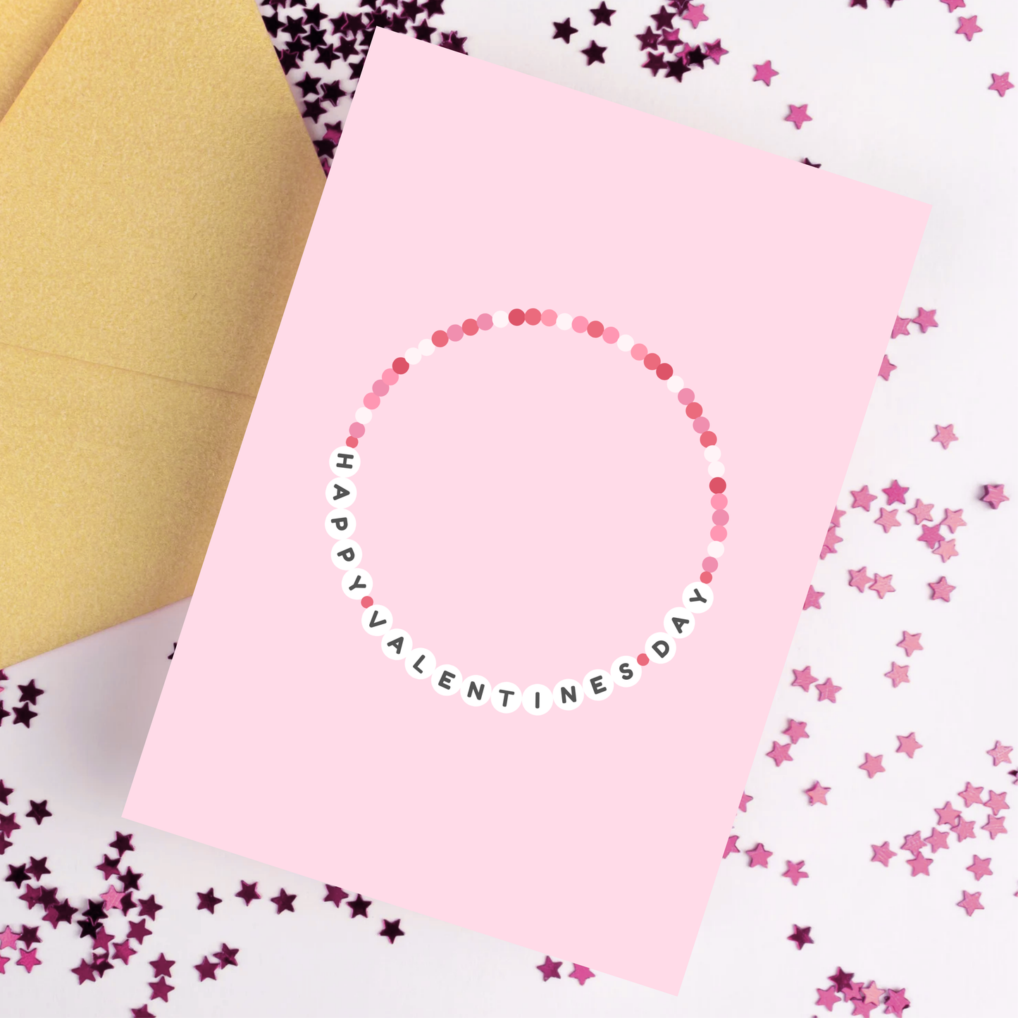 Happy Valentine's Day Friendship Bracelet Card