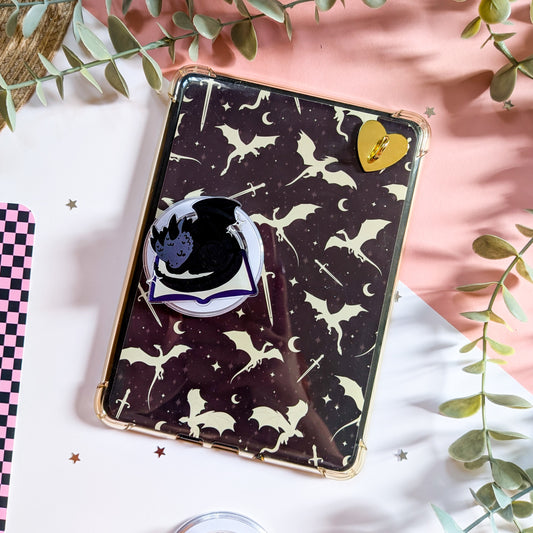 Cute Sleeping Dragon Magnetic Kindle/Phone Grip