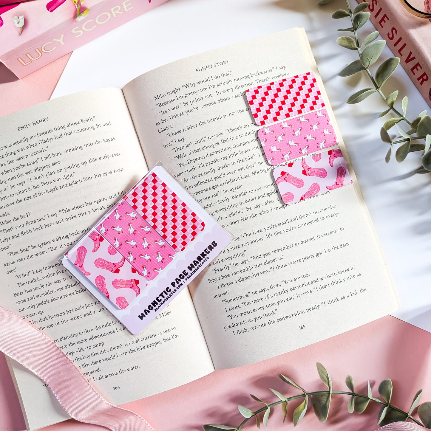 Cowboy Magnetic Page Markers