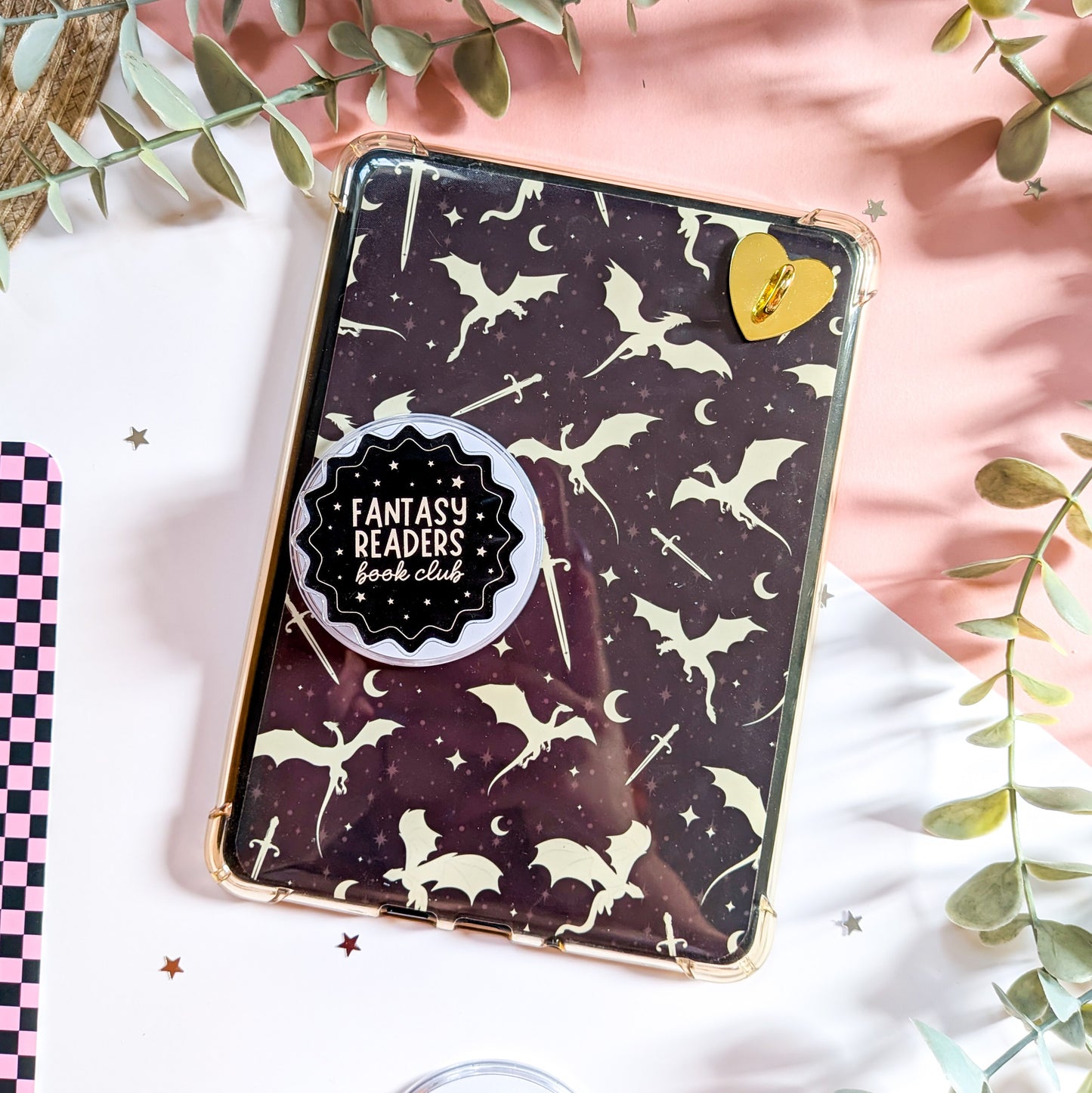 Fantasy Readers Book Club Magnetic Kindle/Phone Grip